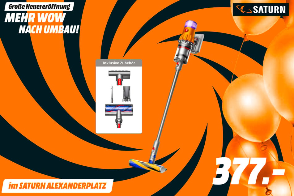 Dyson-Akkusauger V12 Detect Slim für 377 Euro.