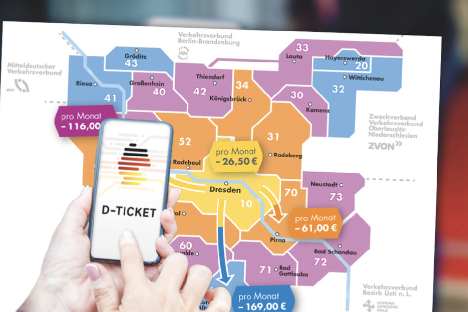 Viel Fahren und viel Sparen mit dem Deutschlandticket.