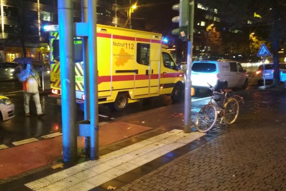 Auf der Kreuzung Brückenstraße/Straße der Nationen kam es am frühen Montagabend zu einem Radunfall.
