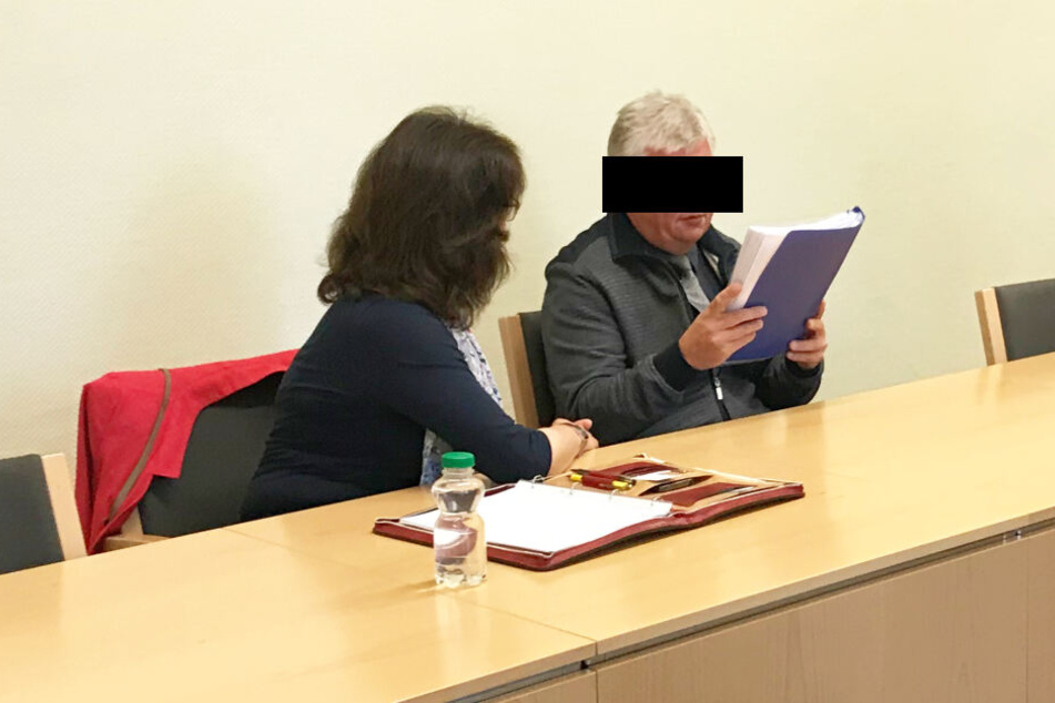 Einer der Täter soll Lubos E. (46) aus Tschechien sein. Hier bei seiner Verhandlung am Cottbuser Landgericht.