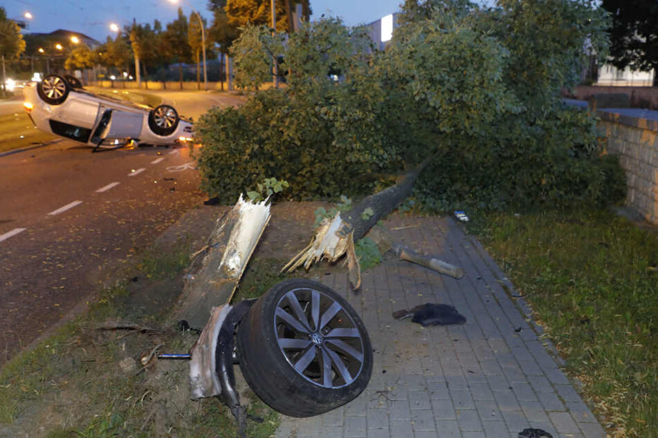 Der schwere Unfall passierte auf der Annaberger Straße.