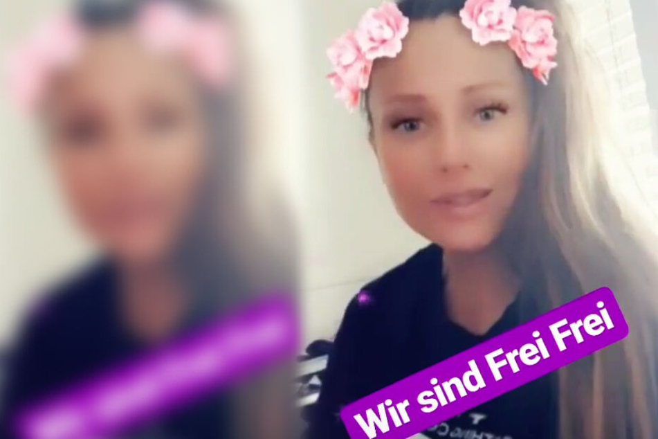 Das Foto zeigt einen Screenshot aus einer Instagram-Story von Schwesta Ewa.