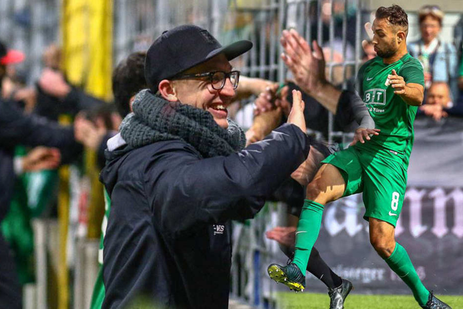 Mars Schmidt (li.) und Marko Trogrlic bleiben den Grün-Weißen treu.