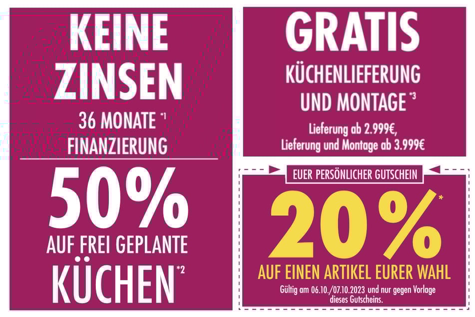 Hier klicken und Coupon für 20 Prozent sichern.