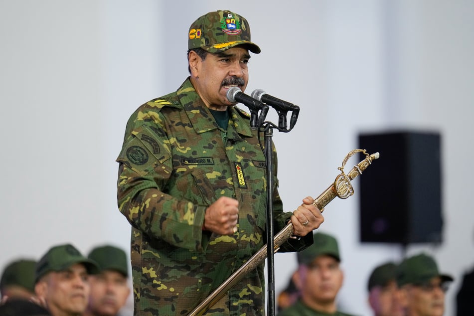 Der venezolanische Präsident Nicolás Maduro (63) wurde laut US-Angaben gemeinsam mit seiner Frau festgenommen und außer Landes gebracht. (Archivbild)