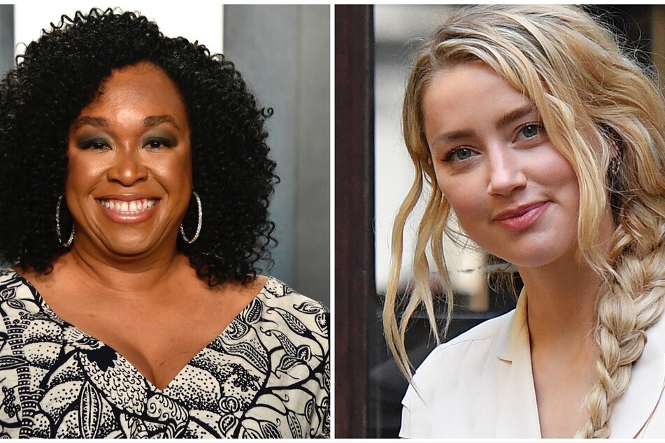 Amber Heard (r) and Shonda Rhimes are among the few celebs that have recently left Twitter after Elon Musk took over the platform.