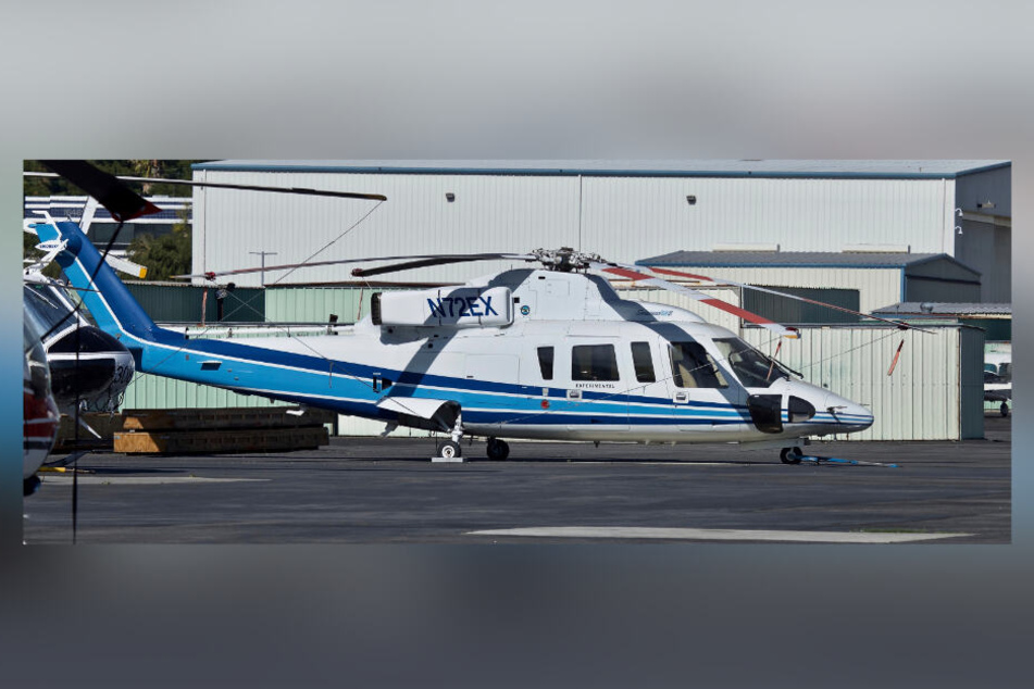 Ein Hubschrauber des Typs Sikorsky S-76B.