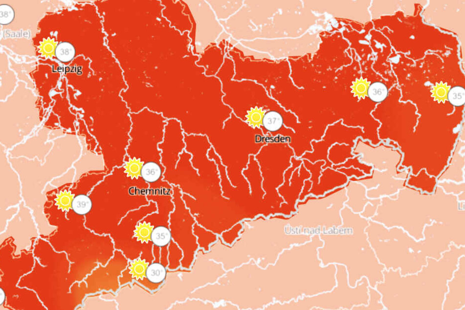 Sonne, Hitze, 40 Grad! Freistaat wird zu Sahara-Sachsen ...