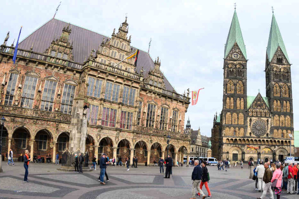 Blick auf das Alte Rathaus in Bremen.