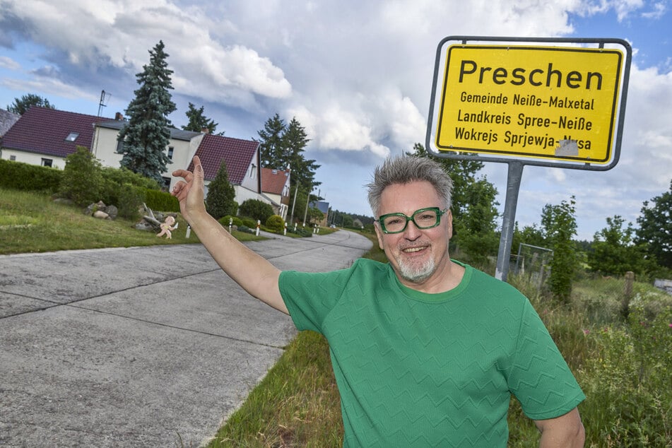 Preschen an der Neiße ist das Heimatdorf von Promi-Figaro Holger Knievel.