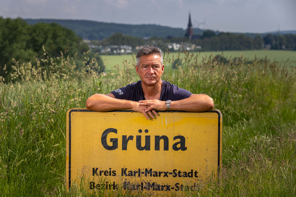 Ortsvorsteher Lutz Neubert (48, Freie Wählergemeinschaft) möchte mit seinem Ortsteil wieder selbstständig werden - wie es Grüna zu DDR-Zeiten schon war.