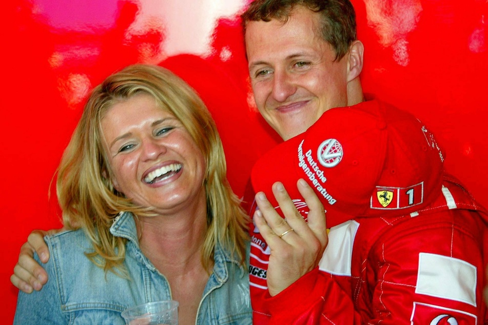 Michael Schumacher mit seiner Ehefrau Corinna (Archivbild).