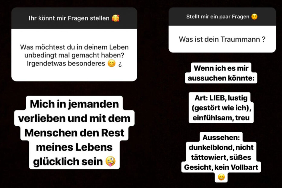 Sabrina beantwortet regelmäßig Fragen ihrer Fans auf Instagram.