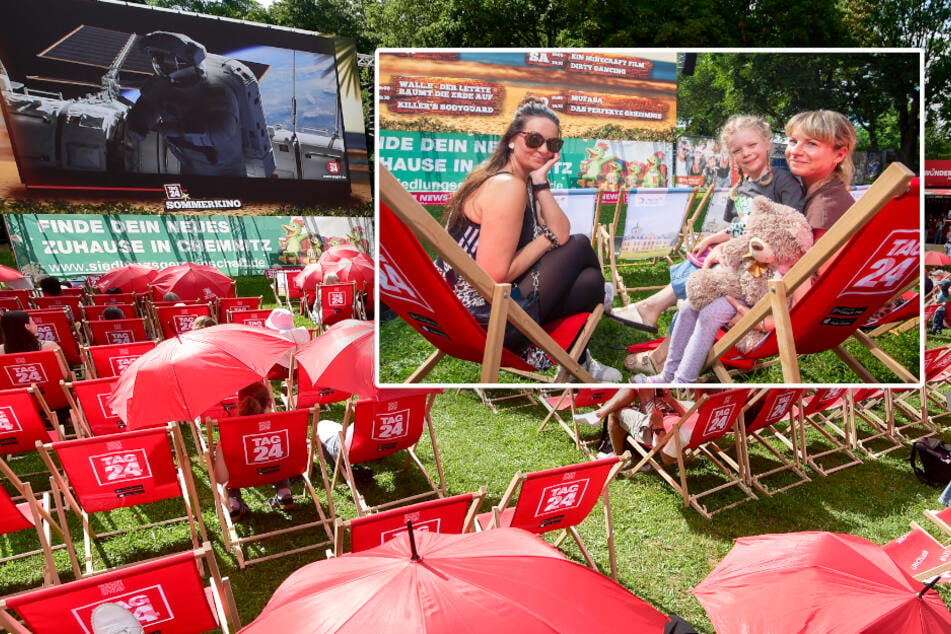Chemnitz: Film ab! TAG24-Sommerkino in Chemnitz startet bei bestem Wetter