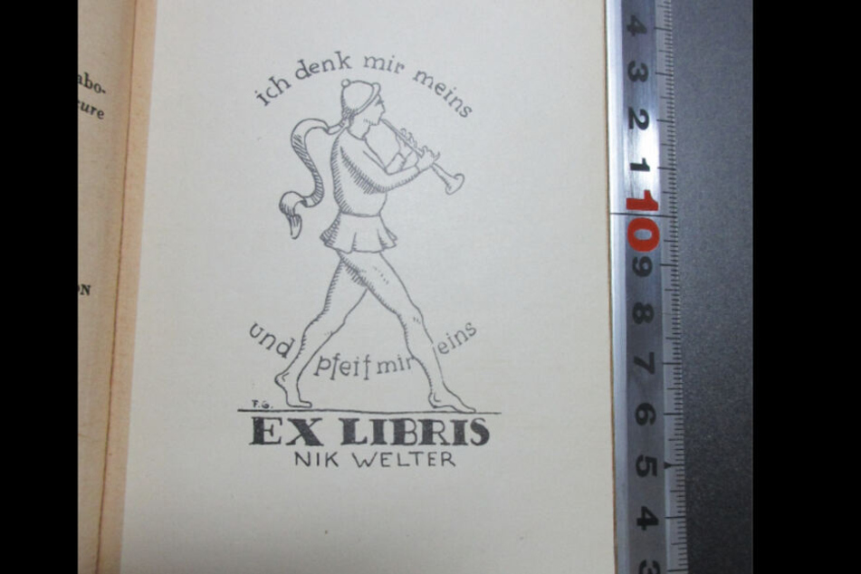 Exlibris: "Nik Welter"