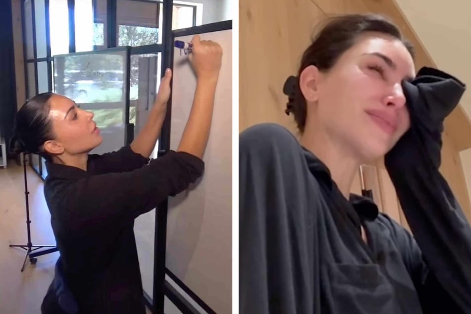 Kim Kardashian has just revealed an inside look at her preparation for the California bar exam.