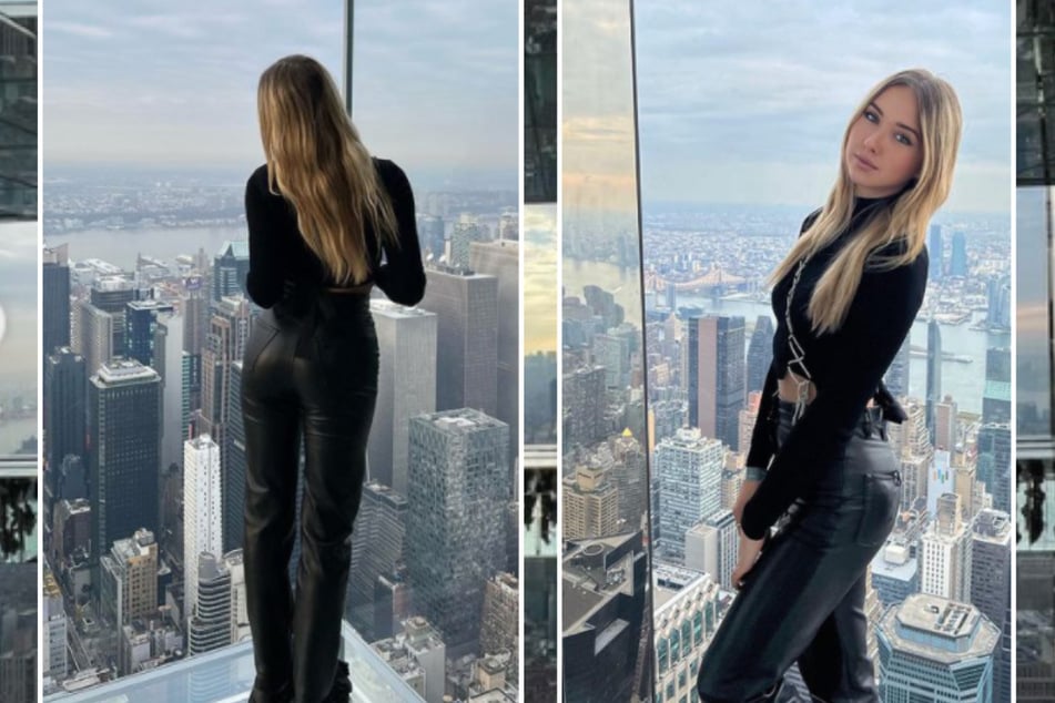 Spektakuläre Aussicht: Shania Geiss blickt über ganz New York!