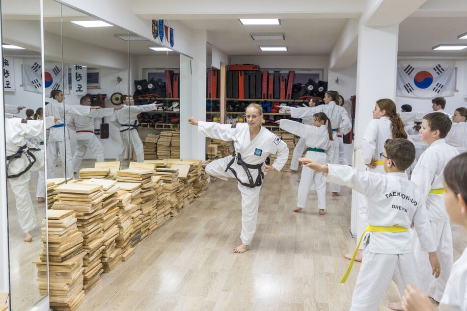 Der Trainingsraum platzt schon fast allen Nähten.