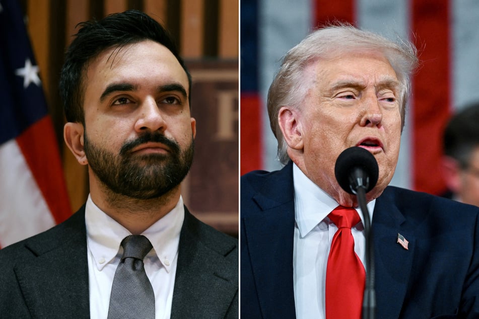 New York Mayor Zohran Mamdani (l.) and with President Donald Trump discussed a new housing proposal in a meeting at the White House on Thursday.