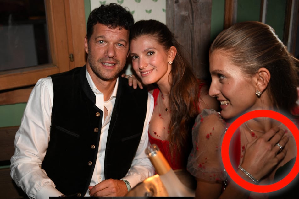 Ihre Hand sagt alles: Michael Ballack will noch mal heiraten