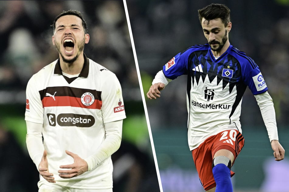 Mathias Pereira Lage (29, l.) fehlte bislang ein bisschen das Quäntchen Glück, Fabio Vieira (25) gehört beim HSV zu den Schlüsselspielern.