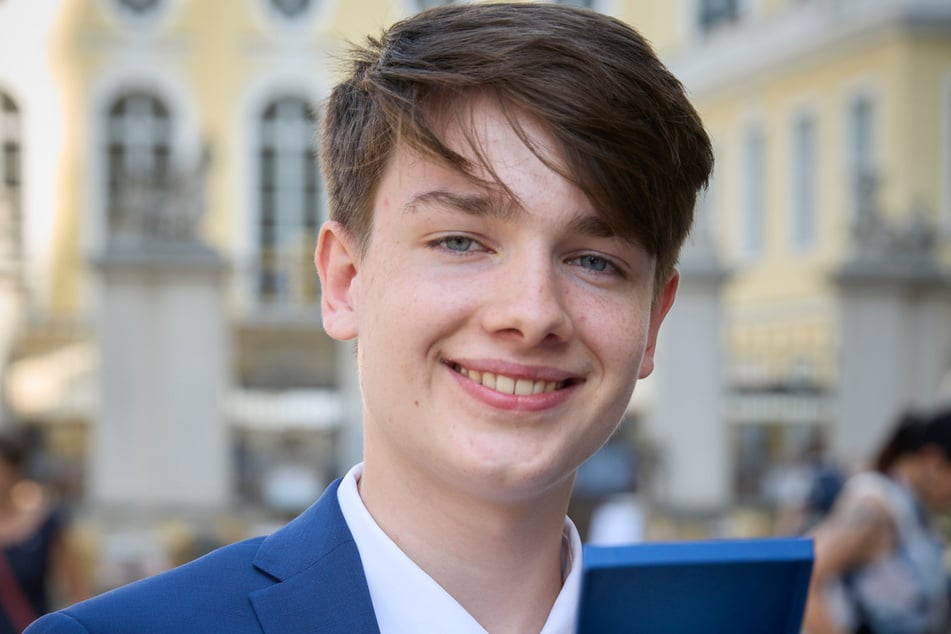 Emil Friedrich (18) vom Anton-Philipp-Reclam-Gymnasium in Leipzig freut sich nun erst mal auf die Sommerferien.
