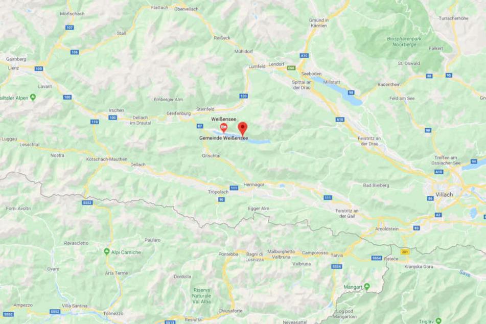 Der Weißensee ist einer der größten in der Region Kärnten.