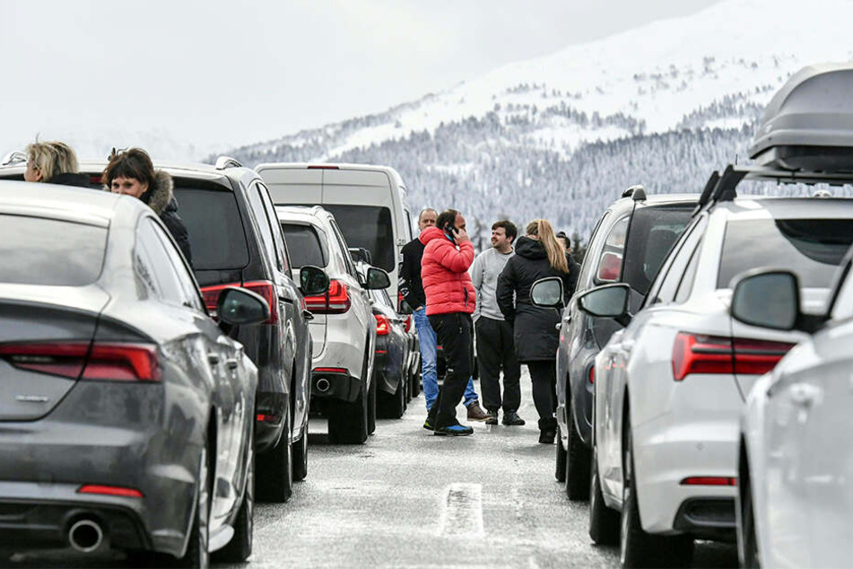 Für viele Reisende ging es auf der Brennerautobahn weder vor noch zurück.