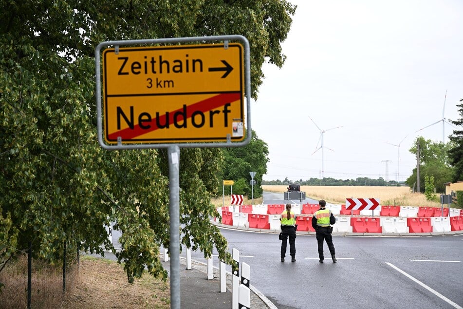 Die Ortschaft Neudorf wurde evakuiert.