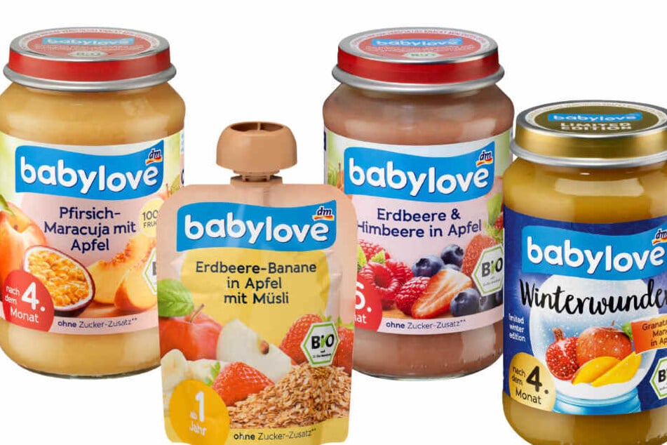 Diese vier Artikel der dm-Marke "babylove" werden zurückgerufen.