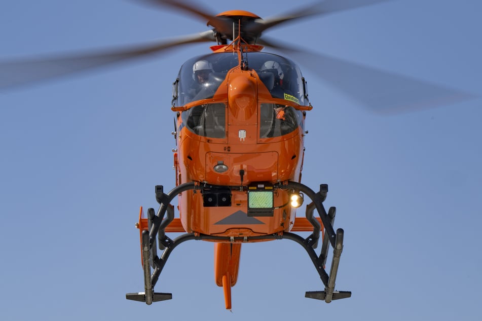 Ein Rettungshubschrauber brachte den Jungen (10) in ein Krankenhaus. (Symbolfoto)