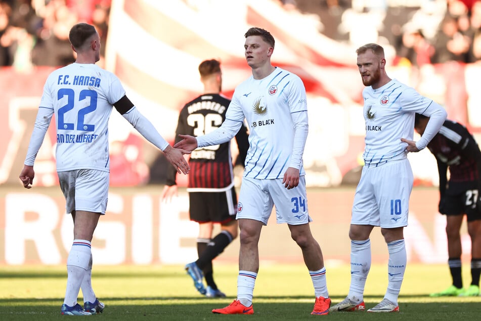 Bei Hansa Rostock Kam Jannis Lang (22, m.) in der neuen Saison auf keine Spielzeiten.