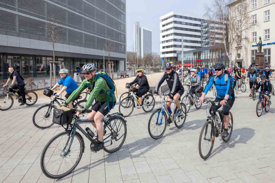 Durch die Kampagne "Stadtradeln" sollen mehr Leute in Chemnitz aufs Rad gebracht werden.