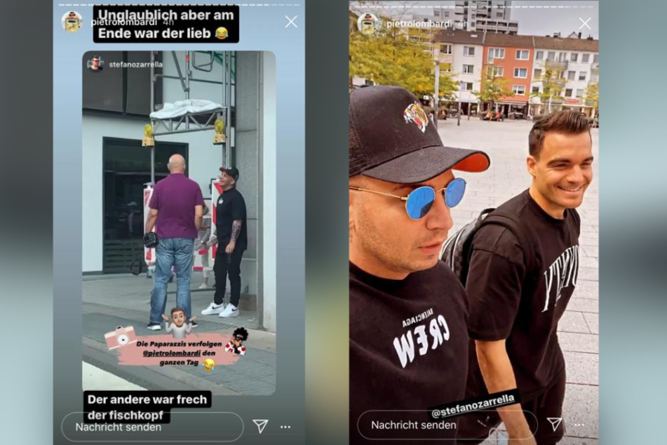 Eigentlich war Pietro nur mit Kumpel Stefano Zarrella (29) verabredet. Der Paparzzo folgte ihm bis zum Treffpunkt.