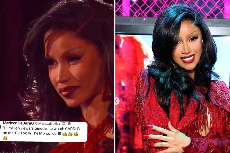 Cardi B shows love to her fans after ruling the stage at TikTok's live event