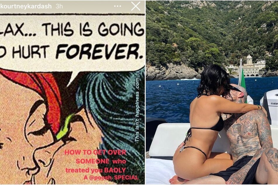 On Wednesday, Kourtney Kardashian seemingly shaded her ex, Scott Disick, with a post on her Instagram story.