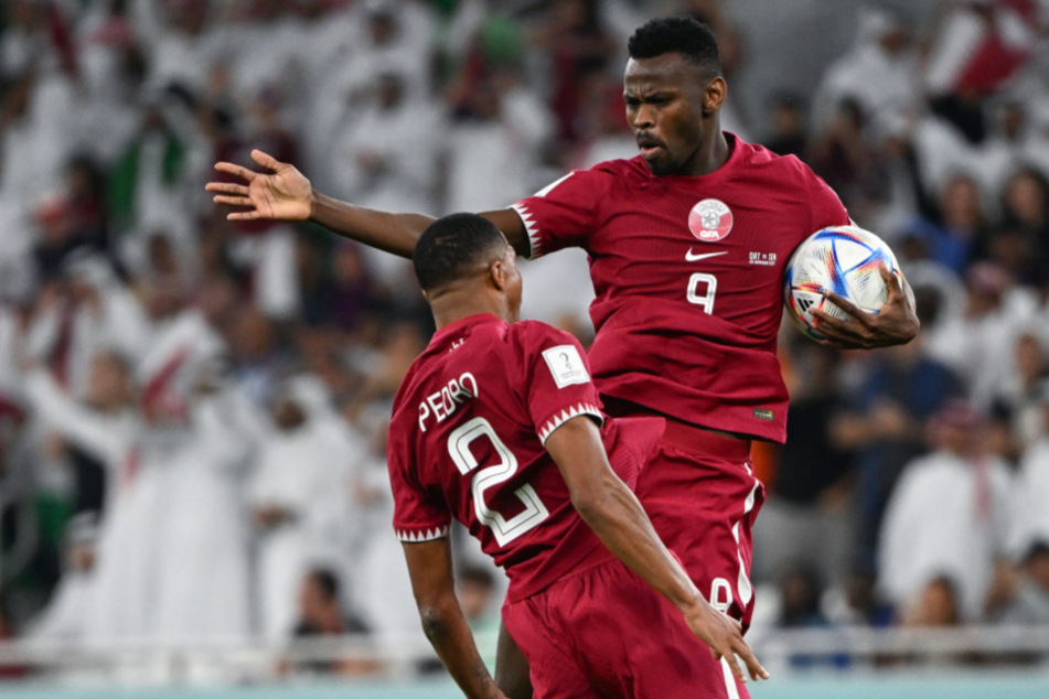 Mohammed Muntari bejubelt das erste WM-Tor seiner Mannschaft.