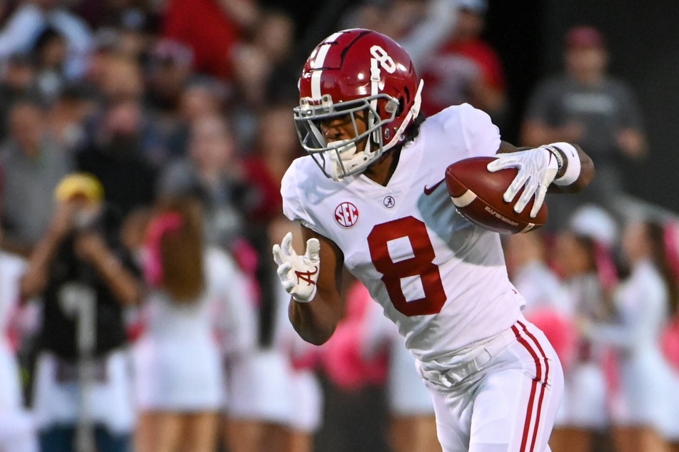 Crimson Tide wide receiver John Metchie III caught the game-winning score for Alabama on Saturday.