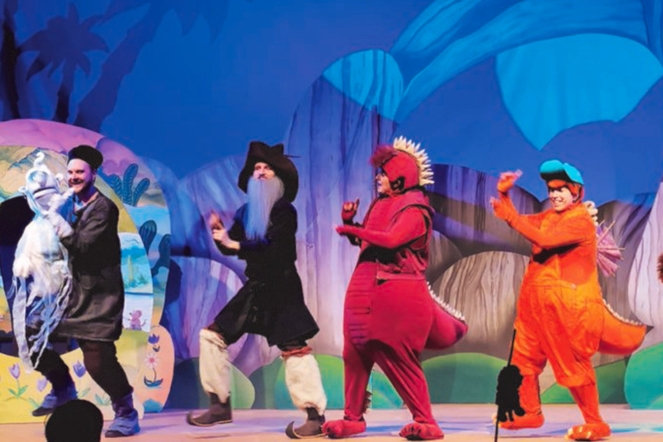 Das Theater Lichtermeer führt am Saturday die Kindergeschichte "Der kleine Drache Kokosnuss" als Musical vor.