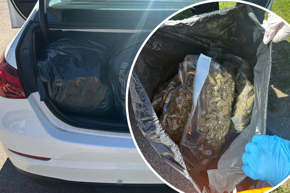 50 Kilo Marihuana im Mercedes: Schmuggler nennt Riesen-Fund "Eigenbedarf"