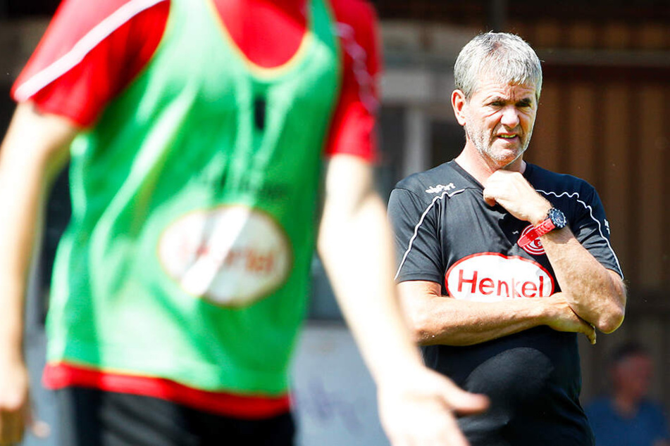 Für F95-Trainer Friedhelm Funkel dürfte der Klassenerhalt das wichtigste Ziel sein.