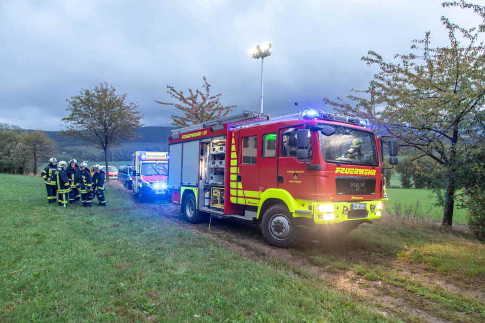 Die Feuerwehr war vor Ort.