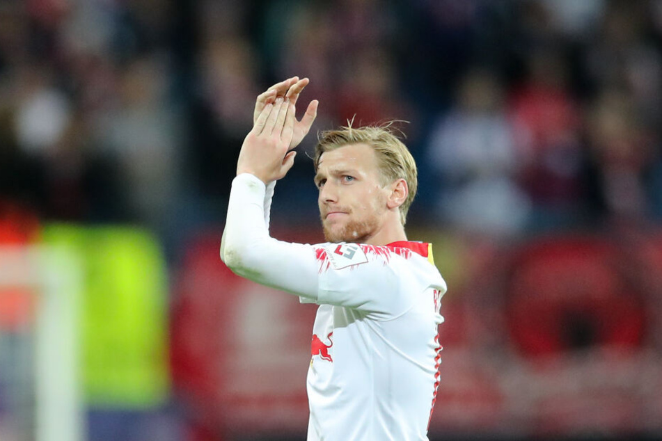 Will am Montag bereits wieder dabei sein: RB Leipzigs Emil Forsberg.