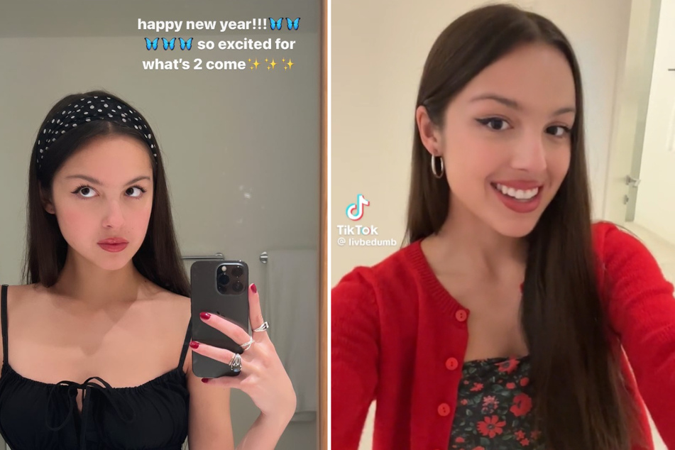 Olivia Rodrigo playfully teased a new look for the new year as she revealed her New Year's resolution heading into 2024 in a viral TikTok.