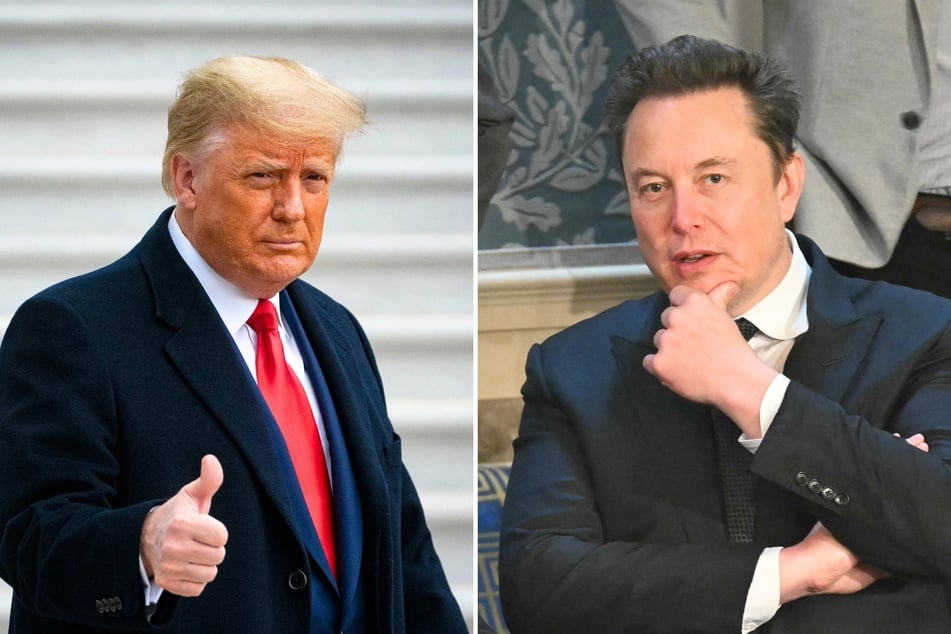 In a recent social media post, Elon Musk (r.) claimed Democrats are trying to create a one-party system, and explained that Donald Trump will save the country.