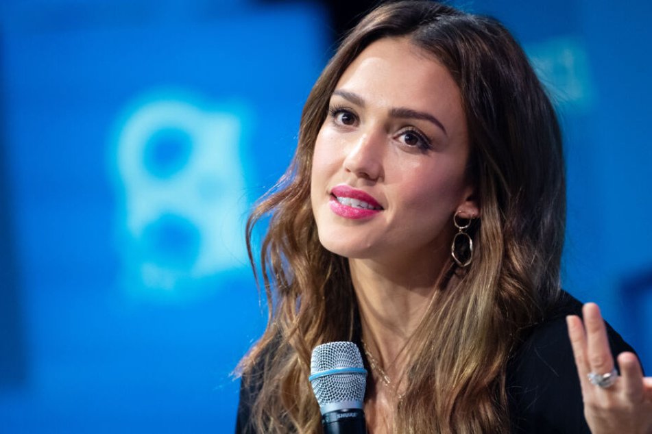 Jessica Alba hat in München unter anderem Einblicke in ihr Privatleben gegeben.
