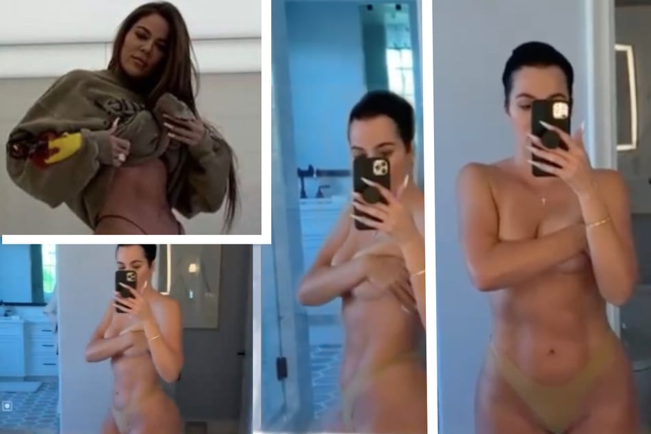 Khloé Kardashian turns the heat up on her haters with steamy video footage