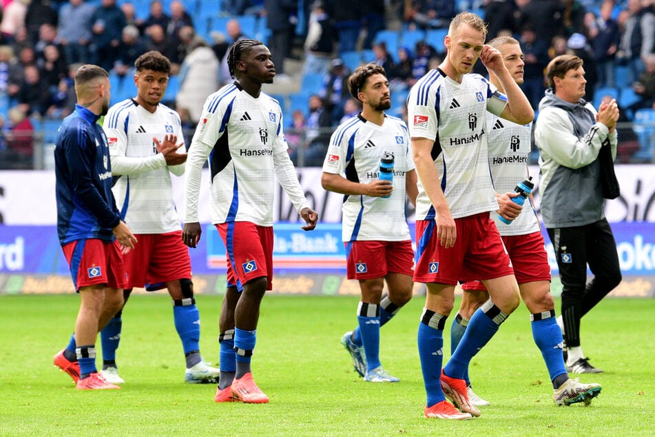 So richtig freuen konnten sich die HSV-Profis nach dem Remis gegen den SCP nicht über den einen Zähler.