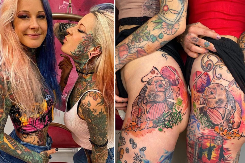 Double trouble: tattoo twins are even harder to tell apart after getting matching ink