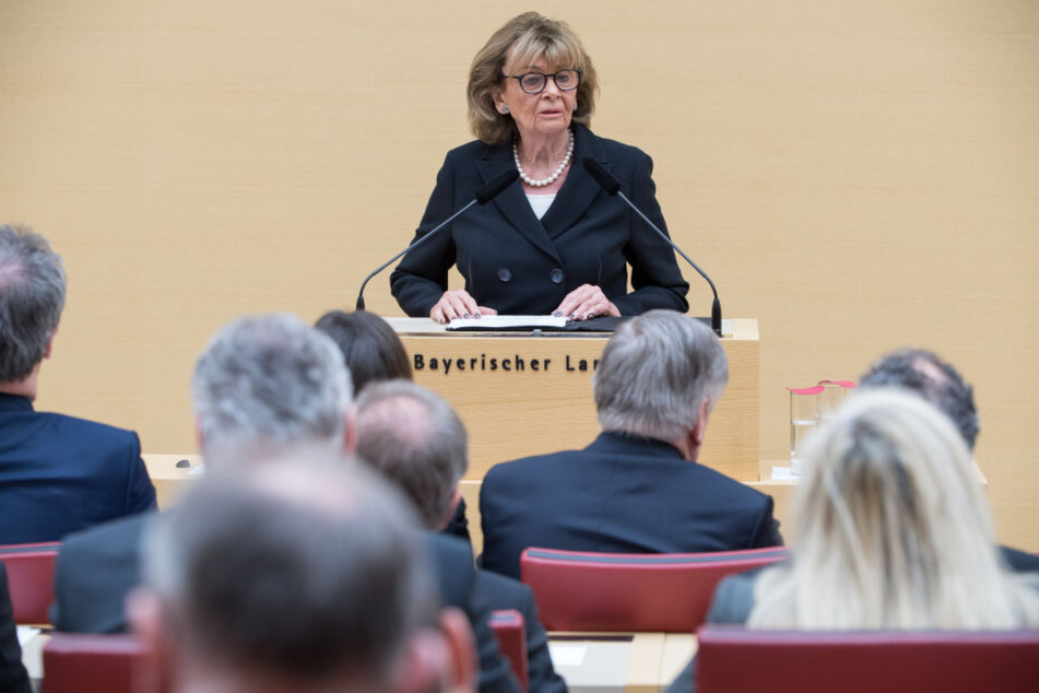 Charlotte Knobloch, ehemalige Präsidentin des Zentralrats der Juden in Deutschland, spricht zum Gedenkakt im Bayerischen Landtag. (Archivbild)